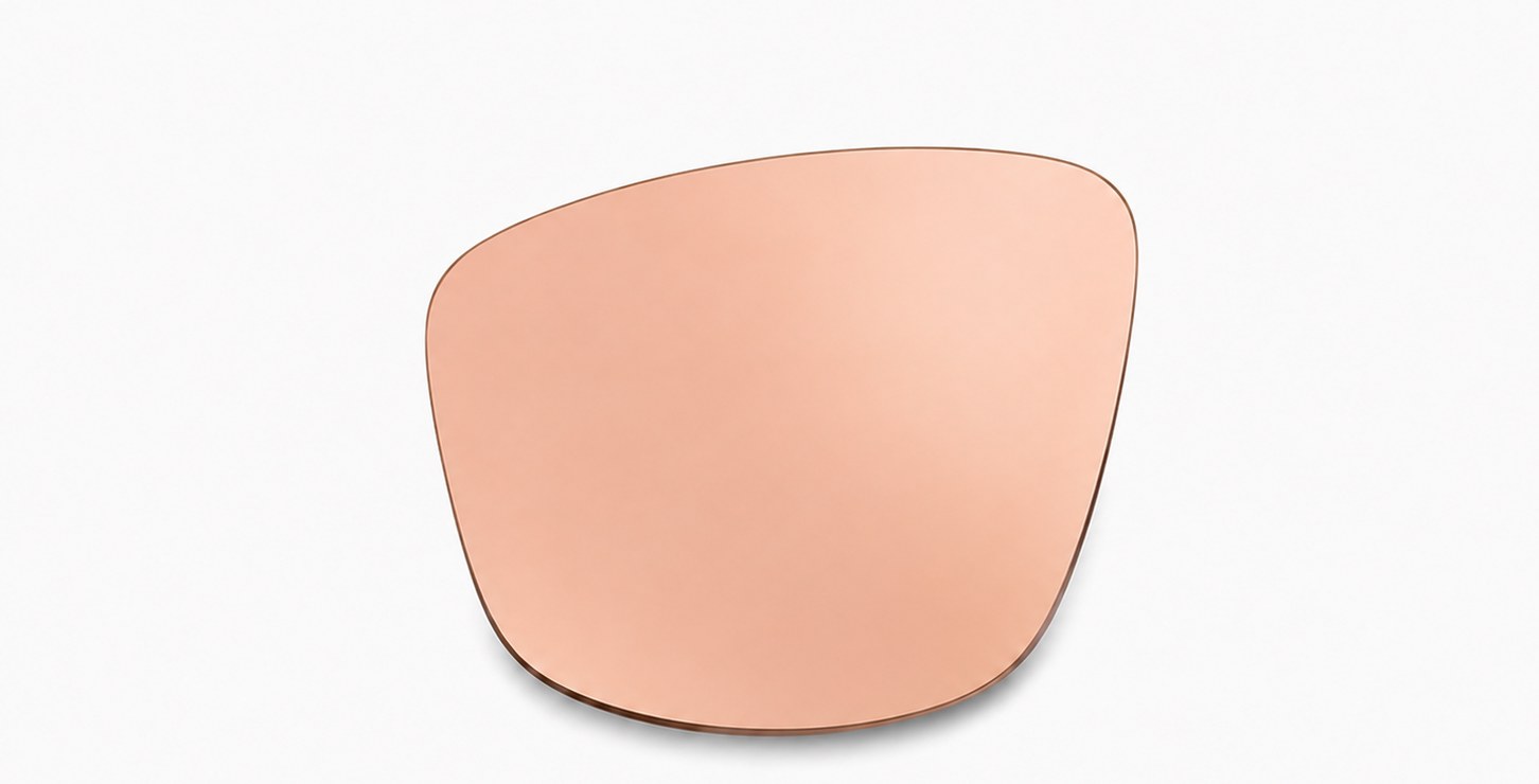 The plano light red gold lens that comes with the MYSK